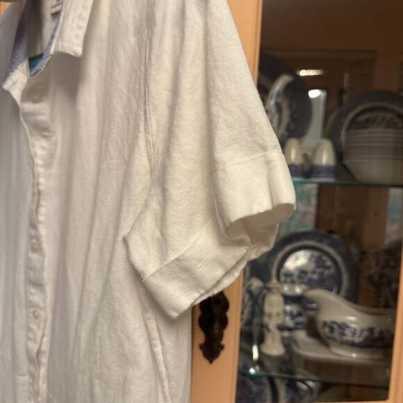 Vineyard Vines Women's Westerly Tie-Front Linen Dress - Picture 8 of 10